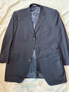 Samuelsohn 44R Men's Classic Navy Blazer